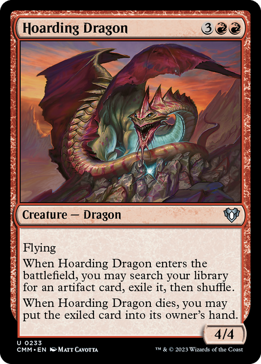 Hoarding Dragon (CMM-233) - Commander Masters - Premium MTG Single from Wizards of the Coast - Just $0.08! Shop now at Game Crave Tournament Store