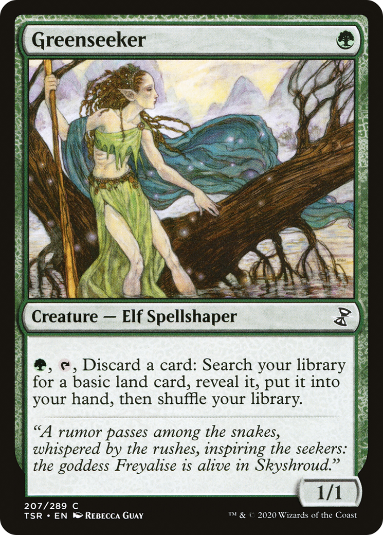 Greenseeker (TSR-207) - Time Spiral Remastered - Premium MTG Single from Wizards of the Coast - Just $0.08! Shop now at Game Crave Tournament Store