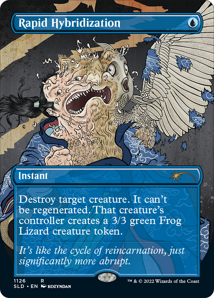 Rapid Hybridization (SLD-1126) - Secret Lair Drop (Borderless) Foil - Premium MTG Single from Wizards of the Coast - Just $3.64! Shop now at Game Crave Tournament Store