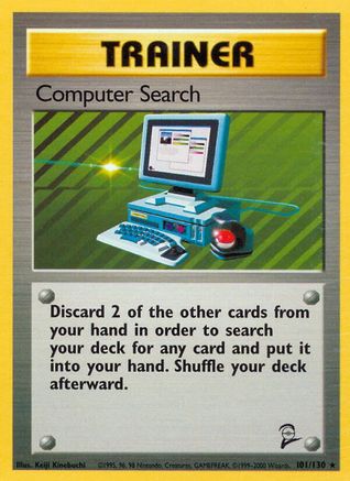 Computer Search 101/130 - Base Set 2 - Premium Pokemon Single from Nintendo - Just $2! Shop now at Game Crave Tournament Store