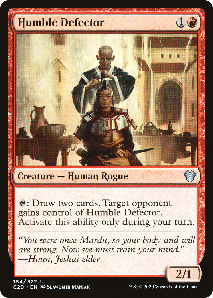 Humble Defector (C20-154) - Commander 2020 - Premium MTG Single from Wizards of the Coast - Just $0.08! Shop now at Game Crave Tournament Store