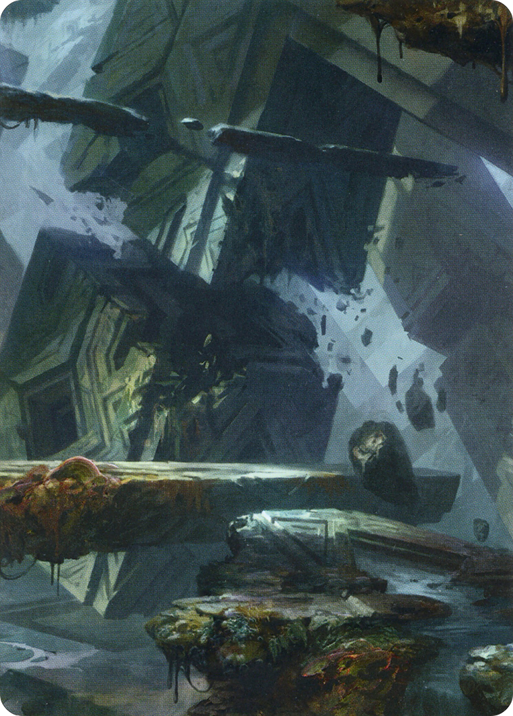 Swamp // Swamp (AZNR-015) - Zendikar Rising Art Series (Borderless) Foil - Premium MTG Single from Wizards of the Coast - Just $0! Shop now at Game Crave Tournament Store