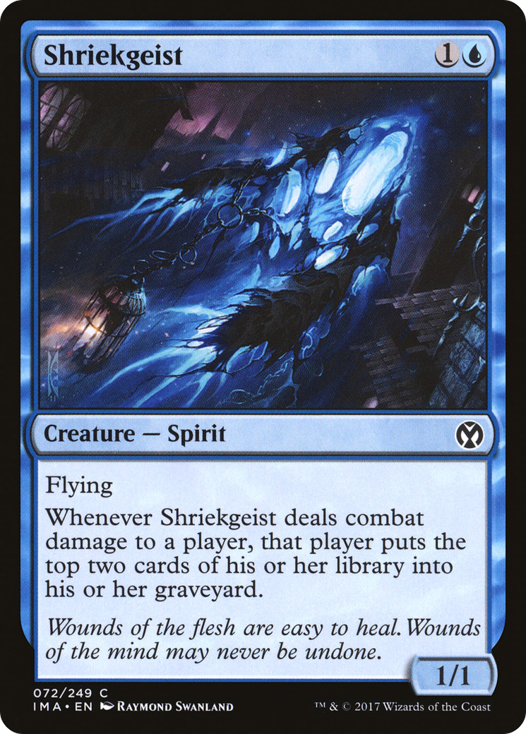Shriekgeist (IMA-072) - Iconic Masters Foil - Premium MTG Single from Wizards of the Coast - Just $0.25! Shop now at Game Crave Tournament Store