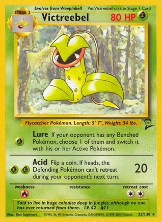 Victreebel 32/130 - Base Set 2 - Premium Pokemon Single from Nintendo - Just $1.96! Shop now at Game Crave Tournament Store