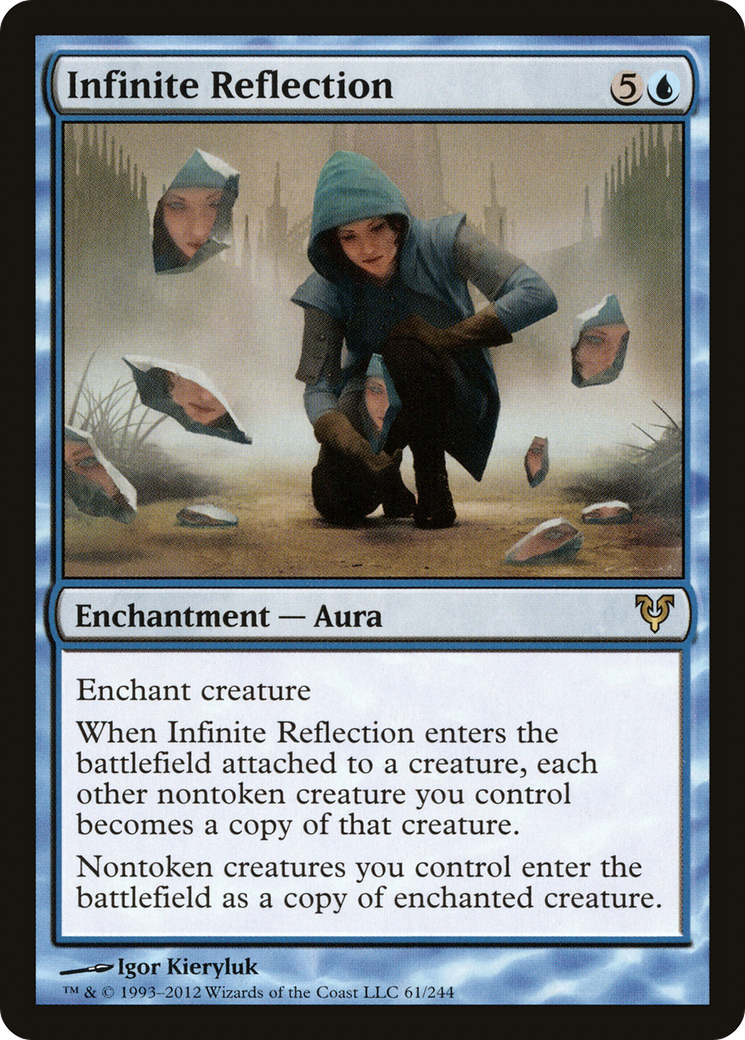 Infinite Reflection (AVR-061) - Avacyn Restored - Premium MTG Single from Wizards of the Coast - Just $0.23! Shop now at Game Crave Tournament Store