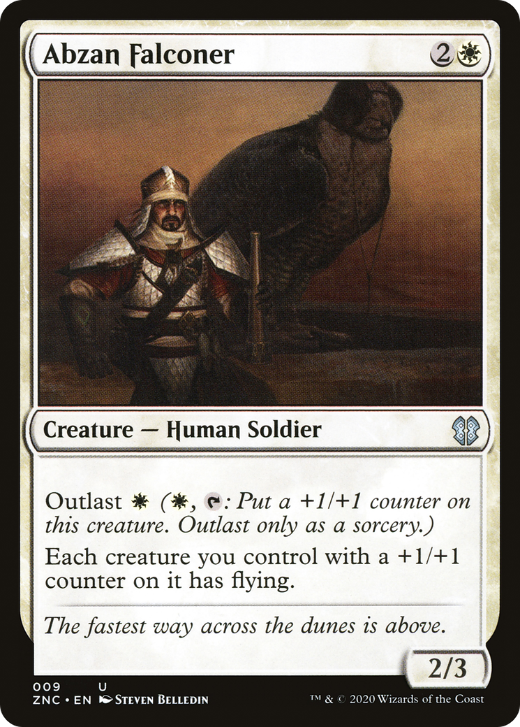 Abzan Falconer (ZNC-009) - Zendikar Rising Commander - Premium MTG Single from Wizards of the Coast - Just $0.08! Shop now at Game Crave Tournament Store