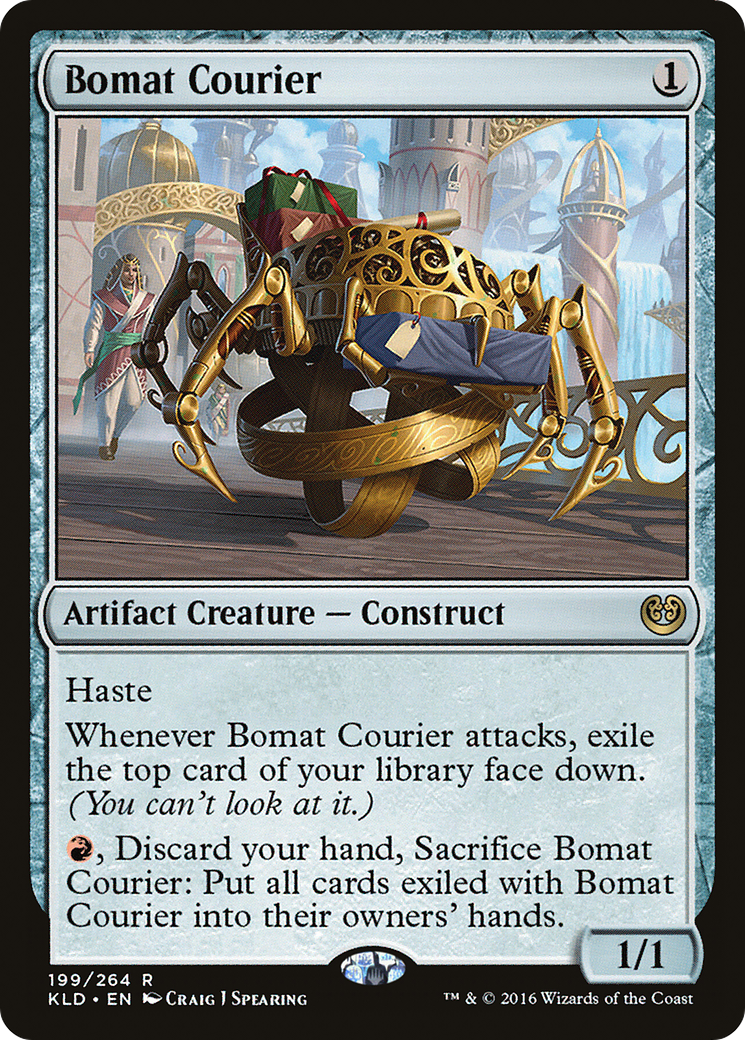 Bomat Courier (KLD-199) - Kaladesh - Premium MTG Single from Wizards of the Coast - Just $0.25! Shop now at Game Crave Tournament Store
