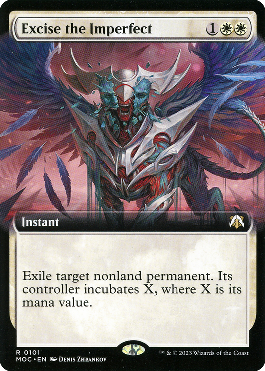 Excise the Imperfect (MOC-101) - March of the Machine Commander: (Extended Art) - Premium MTG Single from Wizards of the Coast - Just $0.49! Shop now at Game Crave Tournament Store