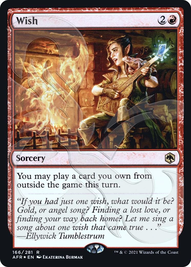Wish (PAFR-166A) - Adventures in the Forgotten Realms Promos Foil - Premium MTG Single from Wizards of the Coast - Just $11.77! Shop now at Game Crave Tournament Store