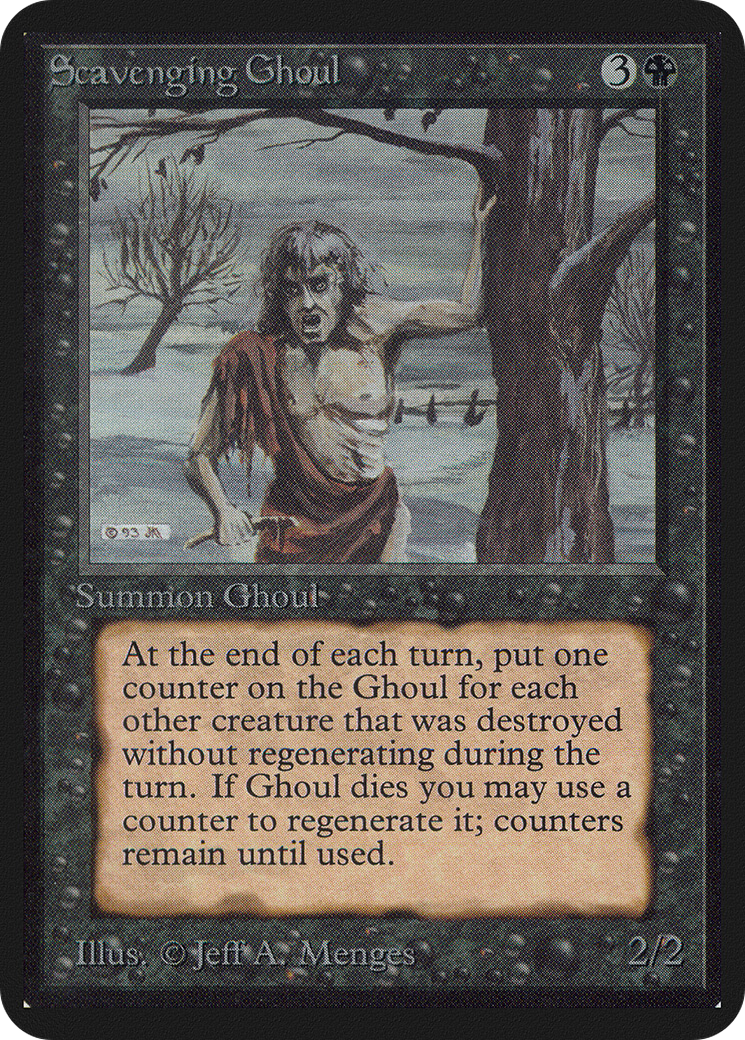 Scavenging Ghoul (LEA-126) - Limited Edition Alpha - Premium MTG Single from Wizards of the Coast - Just $10.82! Shop now at Game Crave Tournament Store