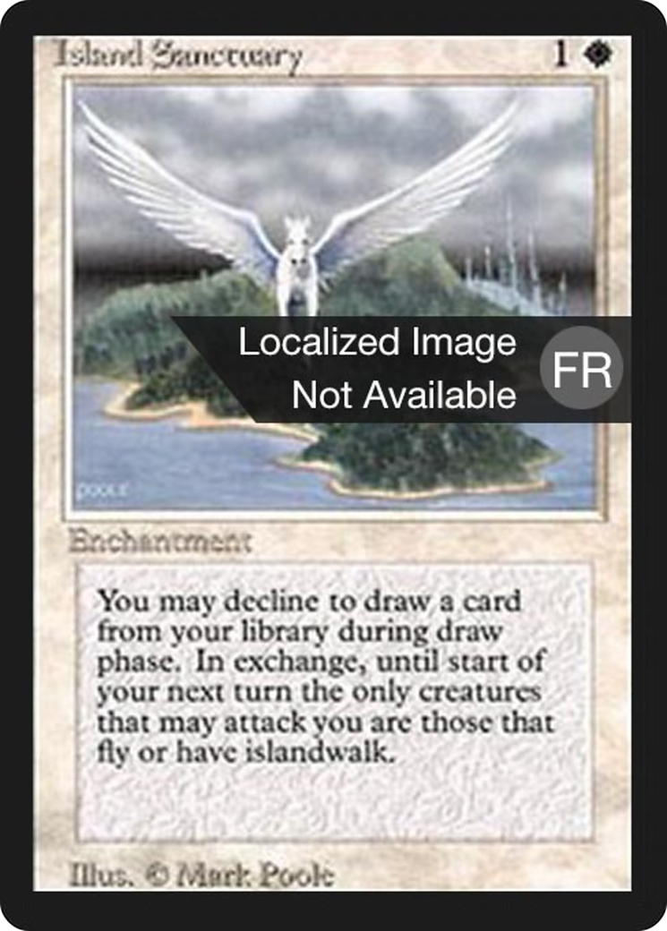 Island Sanctuary (FBB-025) - Foreign Black Border - Premium MTG Single from Wizards of the Coast - Just $4.32! Shop now at Game Crave Tournament Store
