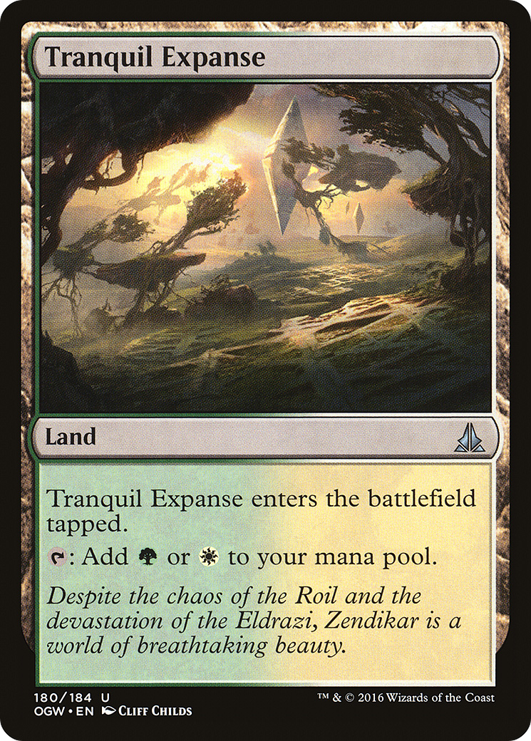 Tranquil Expanse (OGW-180) - Oath of the Gatewatch - Premium MTG Single from Wizards of the Coast - Just $0.08! Shop now at Game Crave Tournament Store