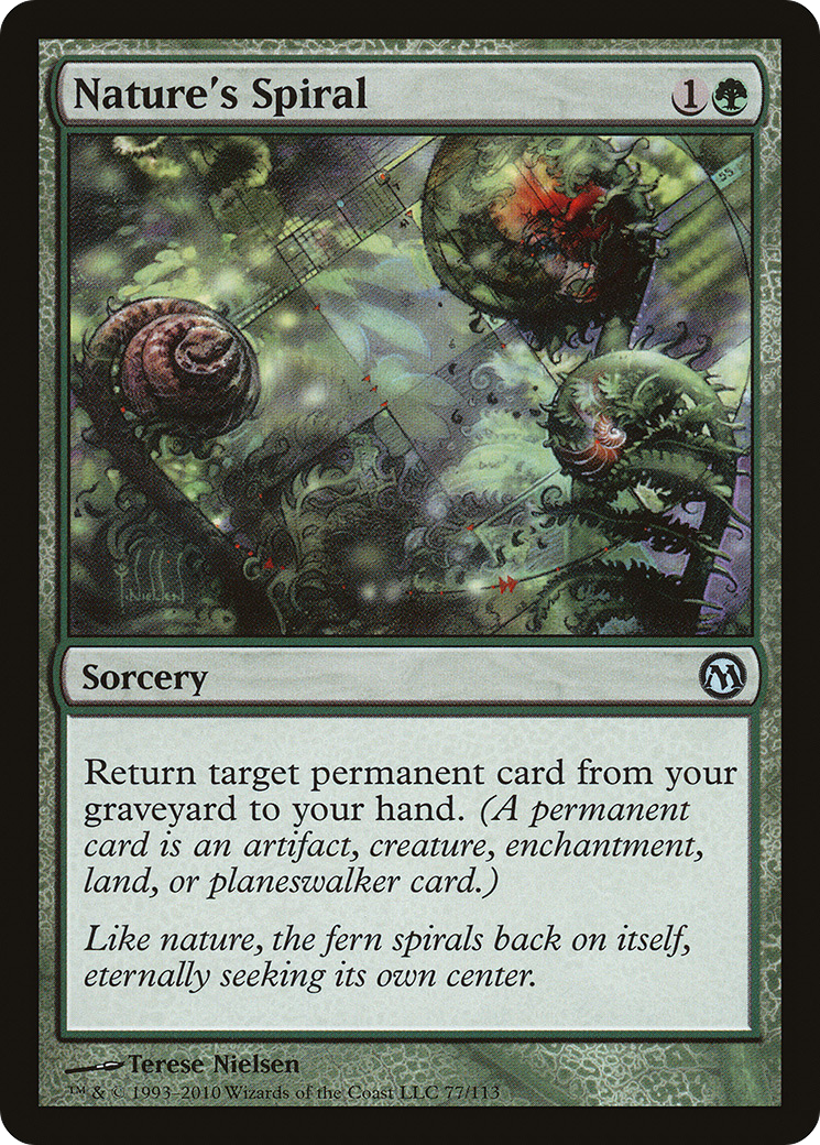 Nature's Spiral (DPA-077) - Duels of the Planeswalkers - Premium MTG Single from Wizards of the Coast - Just $0.08! Shop now at Game Crave Tournament Store