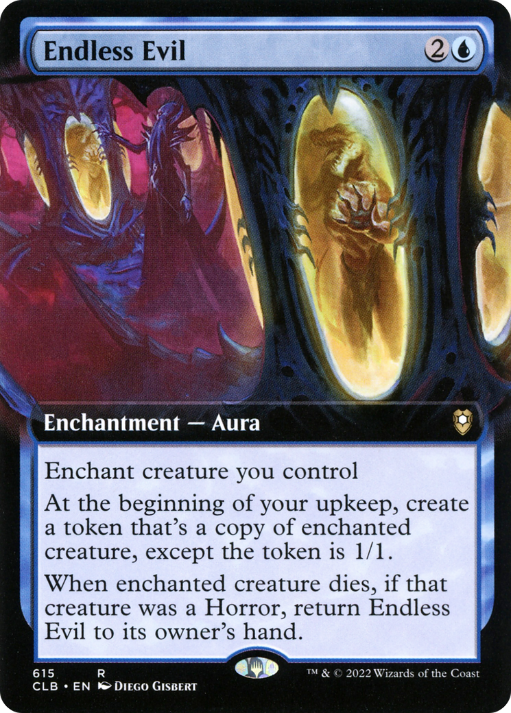 Endless Evil (CLB-615) - Commander Legends: Battle for Baldur's Gate: (Extended Art) - Premium MTG Single from Wizards of the Coast - Just $0.41! Shop now at Game Crave Tournament Store