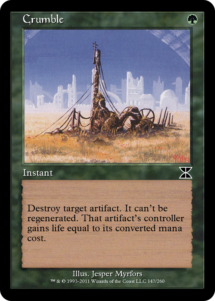 Crumble (ME4-147) - Masters Edition IV - Premium MTG Single from Wizards of the Coast - Just $0! Shop now at Game Crave Tournament Store