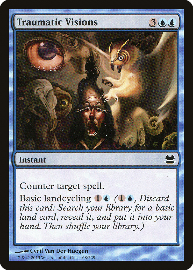 Traumatic Visions (MMA-068) - Modern Masters - Premium MTG Single from Wizards of the Coast - Just $0.08! Shop now at Game Crave Tournament Store