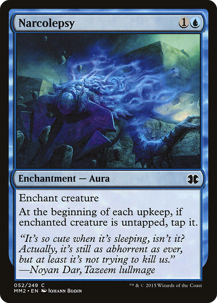 Narcolepsy (MM2-052) - Modern Masters 2015 - Premium MTG Single from Wizards of the Coast - Just $0.08! Shop now at Game Crave Tournament Store