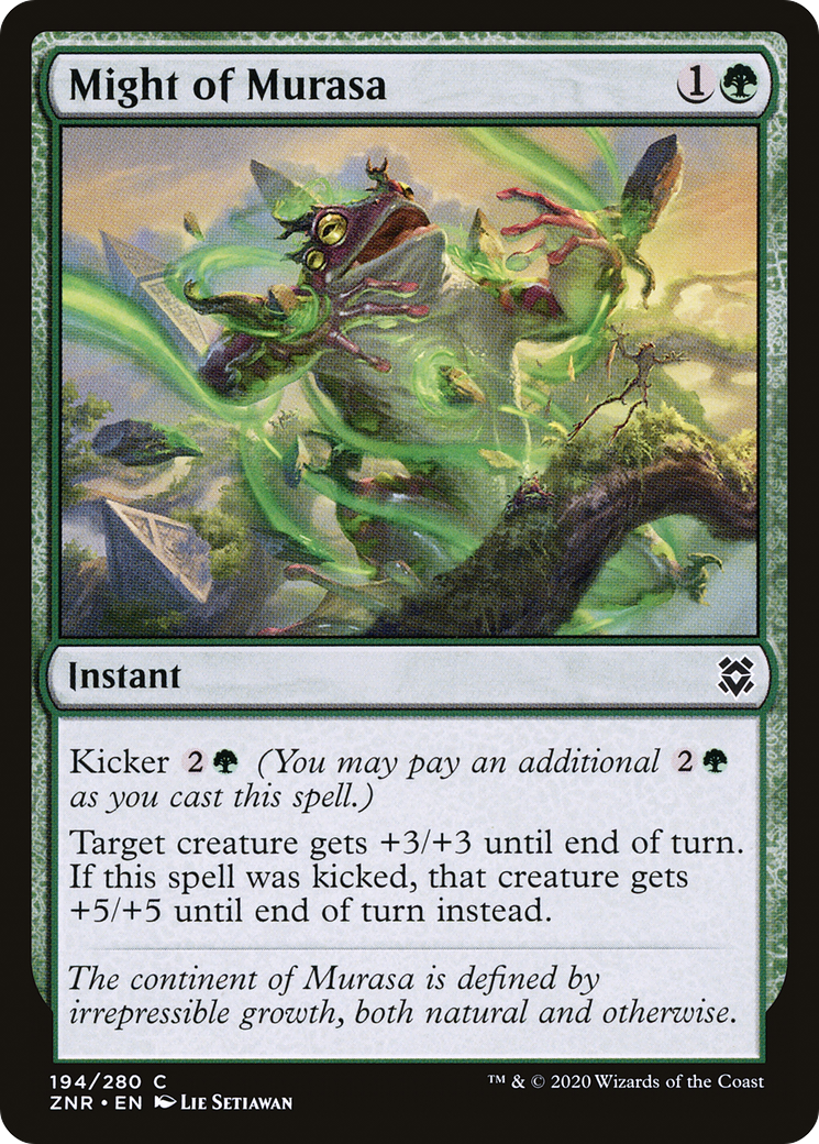 Might of Murasa (ZNR-194) - Zendikar Rising Foil - Premium MTG Single from Wizards of the Coast - Just $0.25! Shop now at Game Crave Tournament Store