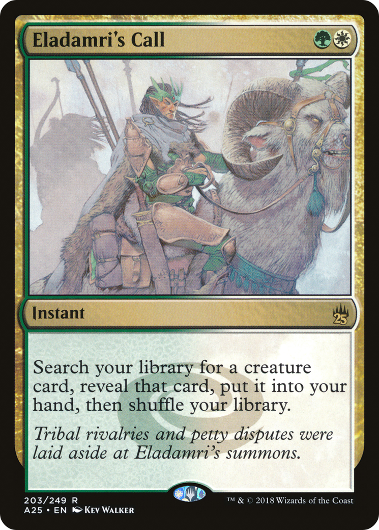 Eladamri's Call (A25-203) - Masters 25 Foil - Premium MTG Single from Wizards of the Coast - Just $15.66! Shop now at Game Crave Tournament Store