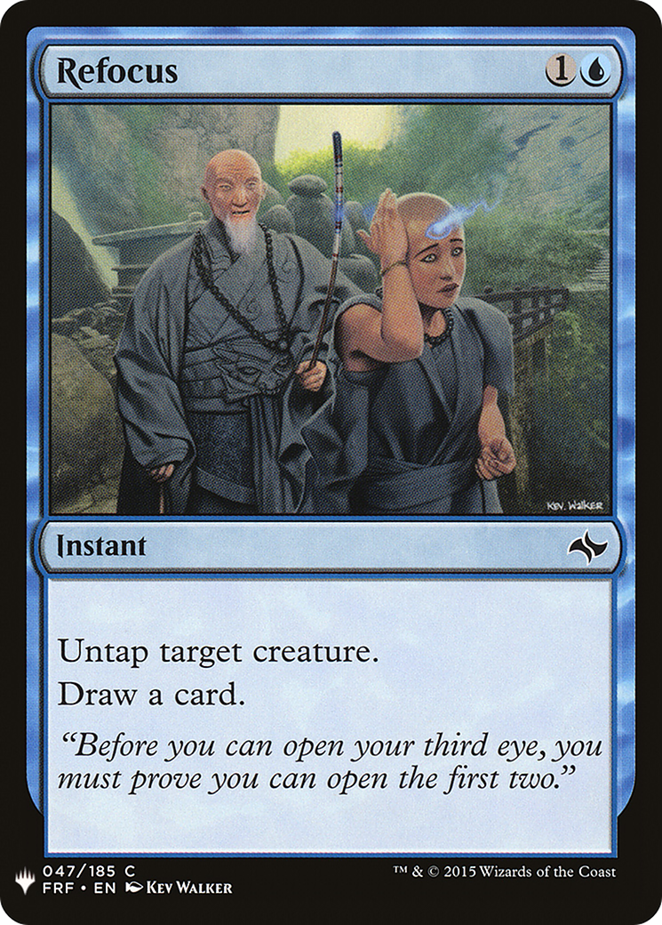 Refocus (MB1-465) - Mystery Booster - Premium MTG Single from Wizards of the Coast - Just $0.38! Shop now at Game Crave Tournament Store