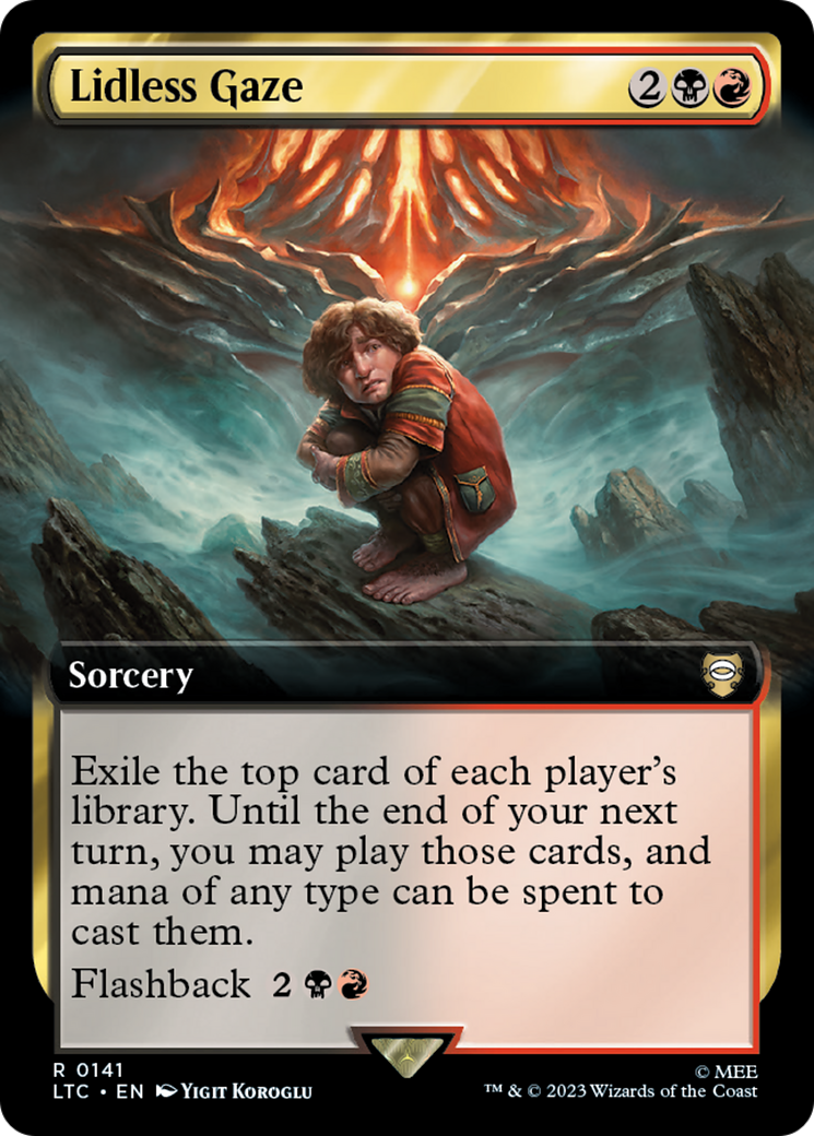 Lidless Gaze (LTC-141) - Tales of Middle-earth Commander: (Extended Art) - Premium MTG Single from Wizards of the Coast - Just $0.09! Shop now at Game Crave Tournament Store