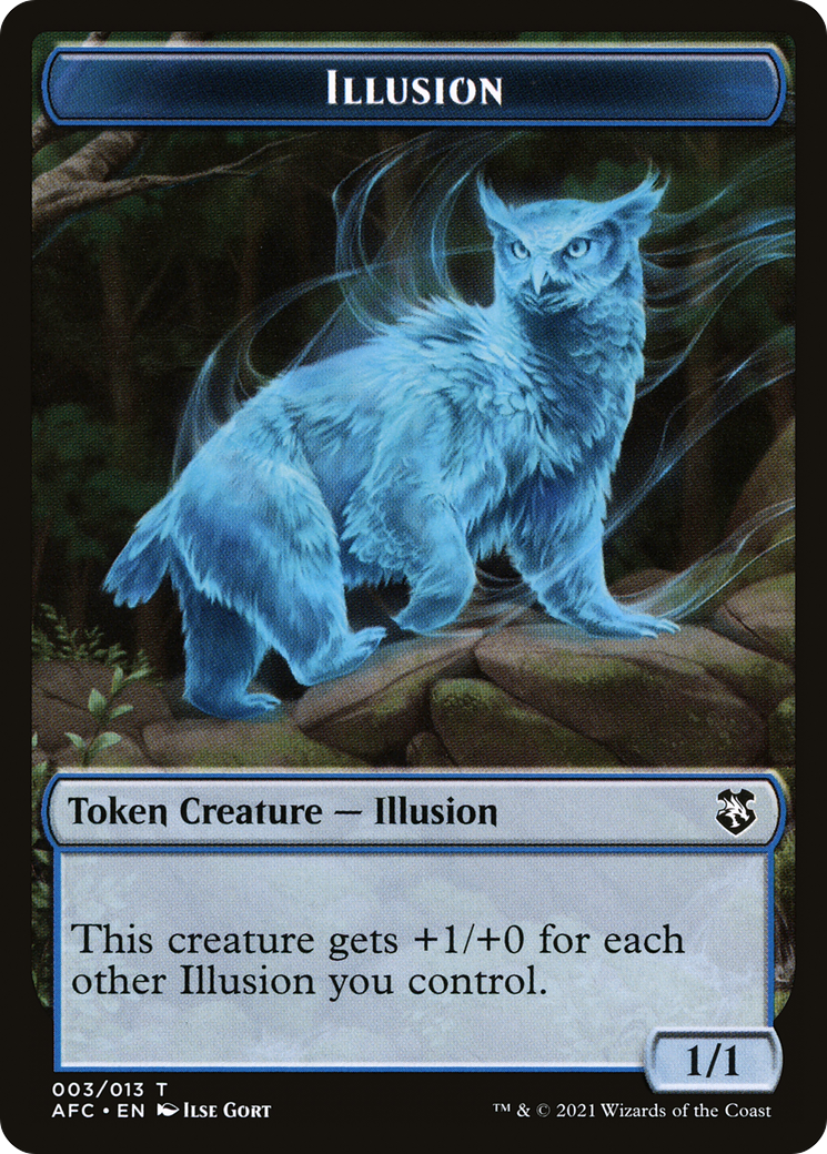 Illusion (TAFC-003) - Forgotten Realms Commander Tokens - Premium MTG Single from Wizards of the Coast - Just $0! Shop now at Game Crave Tournament Store