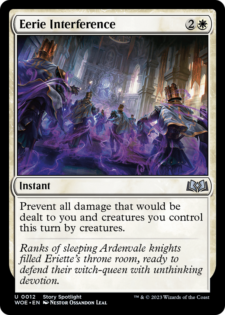 Eerie Interference (WOE-012) - Wilds of Eldraine - Premium MTG Single from Wizards of the Coast - Just $0.08! Shop now at Game Crave Tournament Store