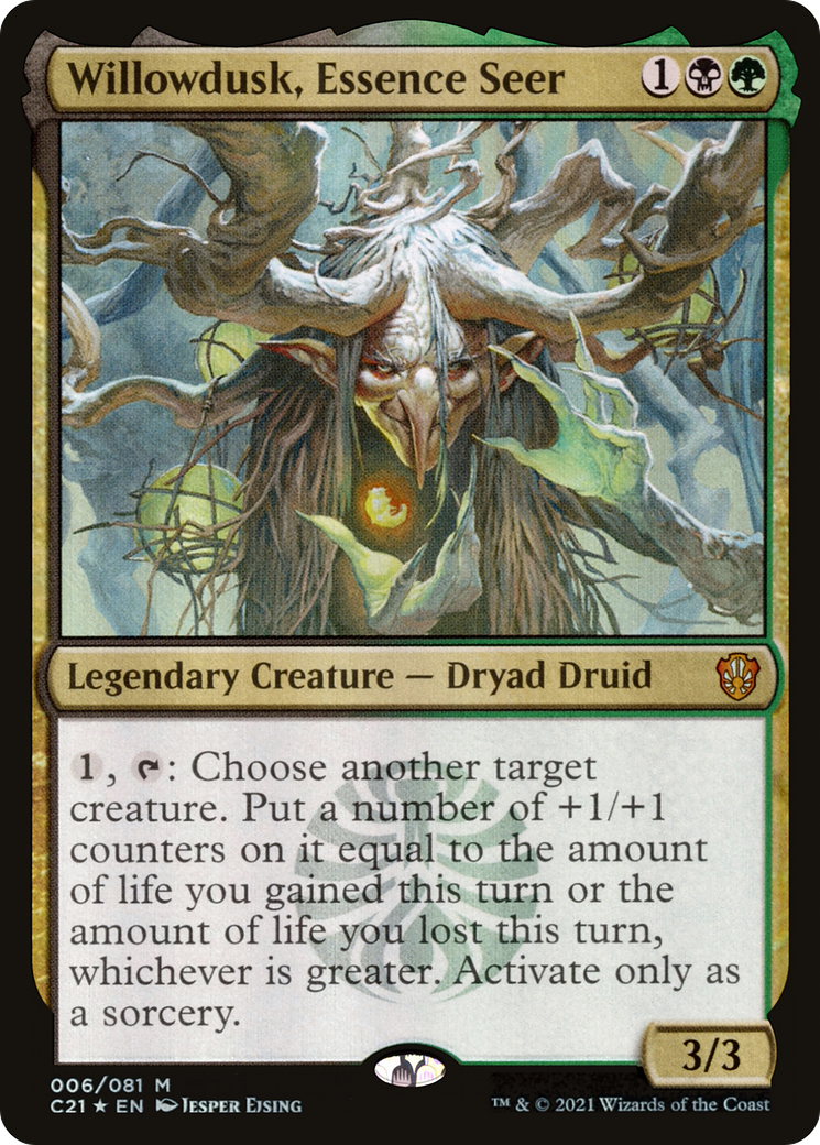 Willowdusk, Essence Seer (C21-006) - Commander 2021 Foil - Premium MTG Single from Wizards of the Coast - Just $0.38! Shop now at Game Crave Tournament Store