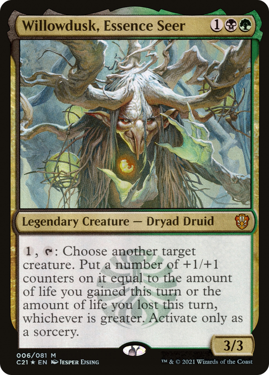 Willowdusk, Essence Seer (C21-006) - Commander 2021 Foil - Premium MTG Single from Wizards of the Coast - Just $0.38! Shop now at Game Crave Tournament Store