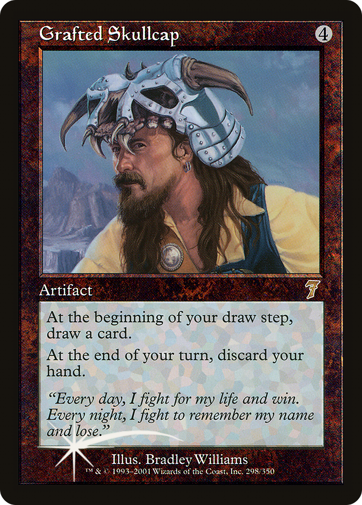 Grafted Skullcap (7ED-298★) - Seventh Edition Foil - Premium MTG Single from Wizards of the Coast - Just $4.80! Shop now at Game Crave Tournament Store