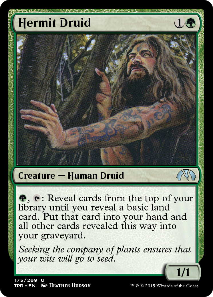 Hermit Druid (TPR-175) - Tempest Remastered - Premium MTG Single from Wizards of the Coast - Just $0! Shop now at Game Crave Tournament Store