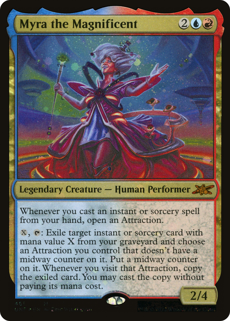 Myra the Magnificent (UNF-461) - Unfinity Foil - Premium MTG Single from Wizards of the Coast - Just $0.98! Shop now at Game Crave Tournament Store
