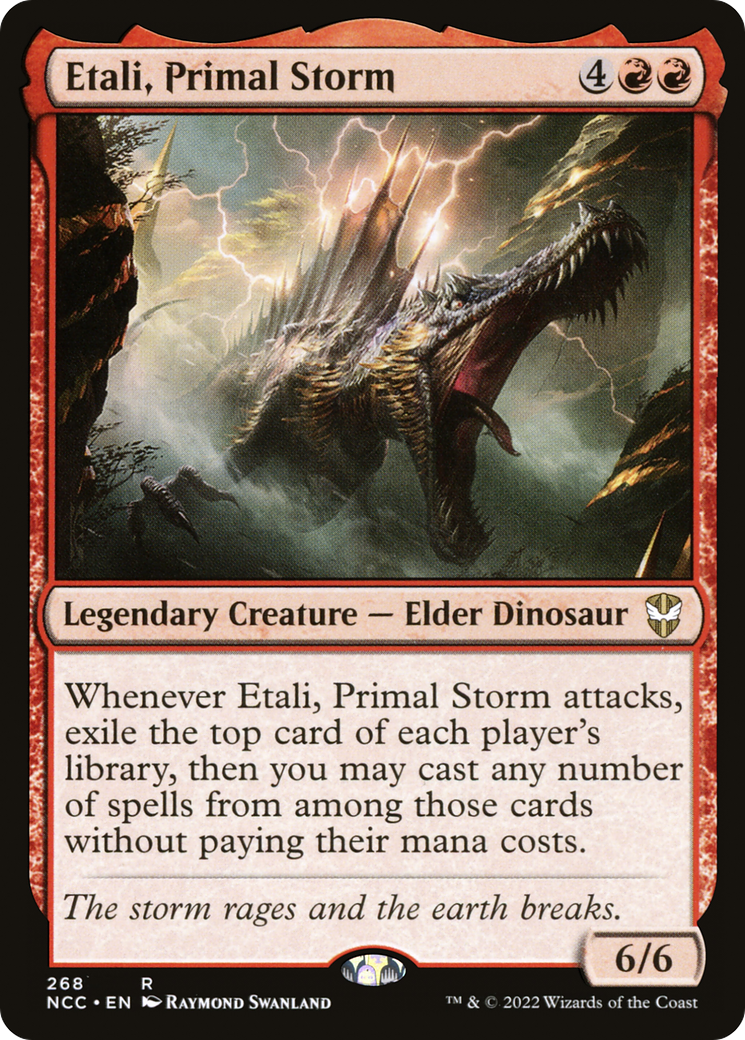 Etali, Primal Storm (NCC-268) - New Capenna Commander - Premium MTG Single from Wizards of the Coast - Just $0.35! Shop now at Game Crave Tournament Store