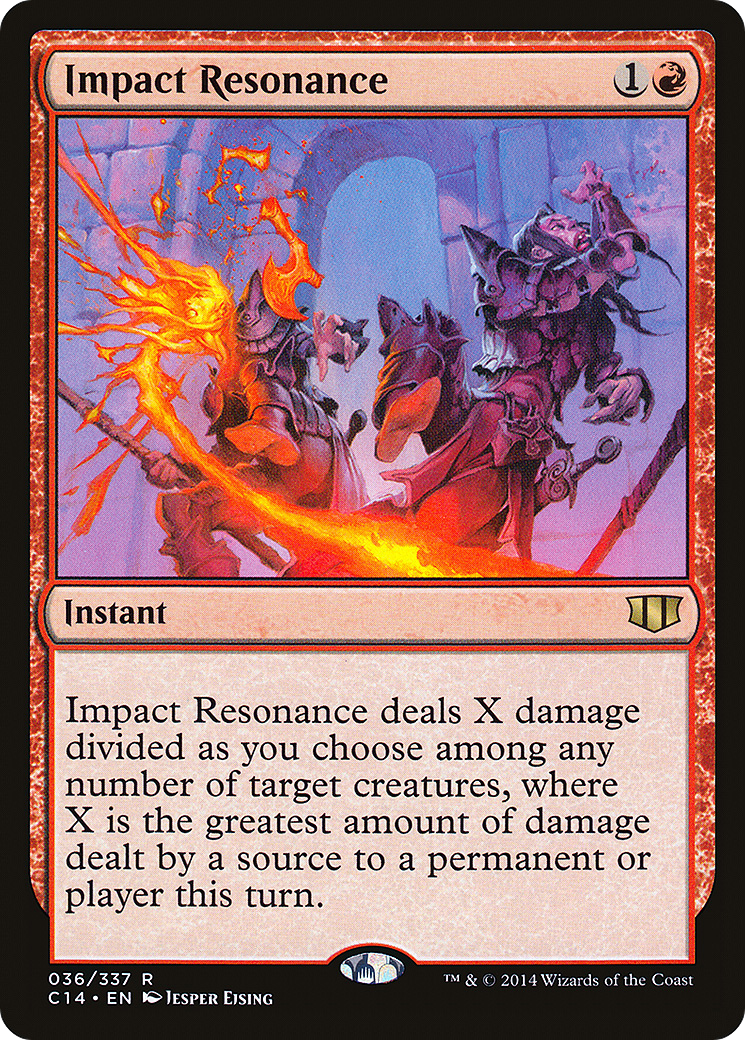 Impact Resonance (C14-036) - Commander 2014 - Premium MTG Single from Wizards of the Coast - Just $0.18! Shop now at Game Crave Tournament Store