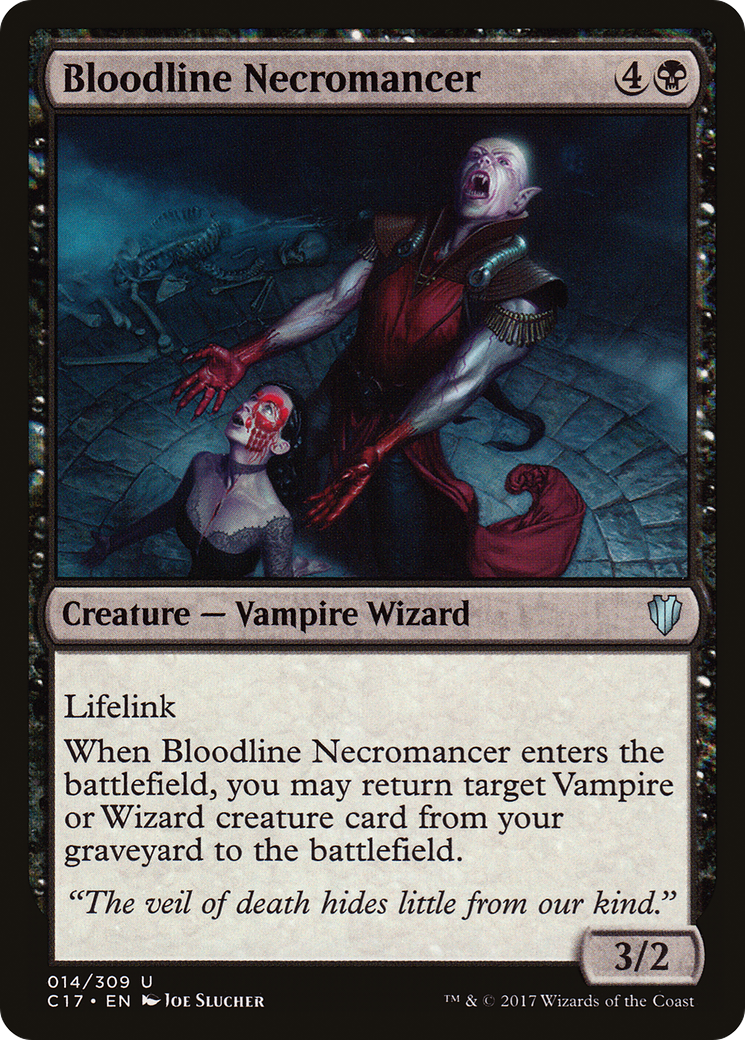 Bloodline Necromancer (C17-014) - Commander 2017 - Premium MTG Single from Wizards of the Coast - Just $0.09! Shop now at Game Crave Tournament Store