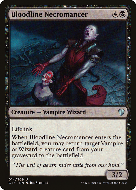 Bloodline Necromancer (C17-014) - Commander 2017 - Premium MTG Single from Wizards of the Coast - Just $0.09! Shop now at Game Crave Tournament Store