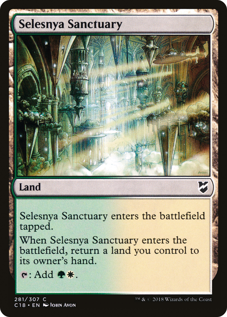 Selesnya Sanctuary (C18-281) - Commander 2018 - Premium MTG Single from Wizards of the Coast - Just $0.08! Shop now at Game Crave Tournament Store