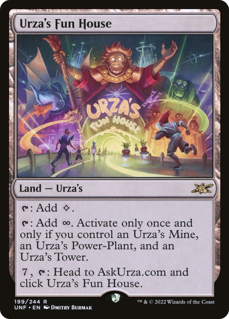 Urza's Fun House (UNF-199) - Unfinity Foil - Premium MTG Single from Wizards of the Coast - Just $0.08! Shop now at Game Crave Tournament Store