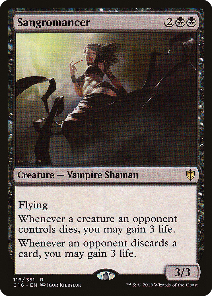 Sangromancer (C16-116) - Commander 2016 - Premium MTG Single from Wizards of the Coast - Just $0.26! Shop now at Game Crave Tournament Store