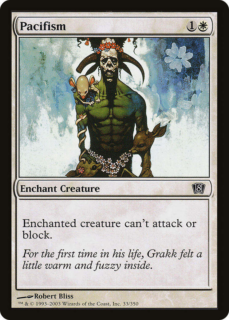 Pacifism (8ED-33★) - Eighth Edition Foil - Premium MTG Single from Wizards of the Coast - Just $0.69! Shop now at Game Crave Tournament Store
