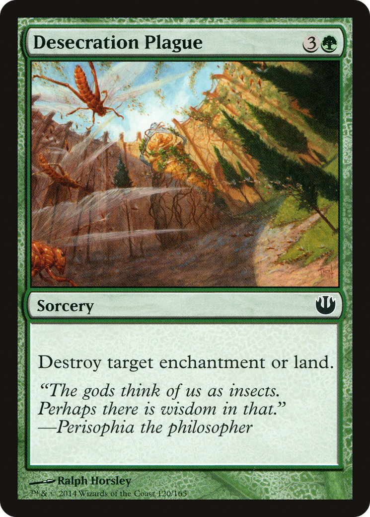 Desecration Plague (JOU-120) - Journey into Nyx - Premium MTG Single from Wizards of the Coast - Just $0.08! Shop now at Game Crave Tournament Store