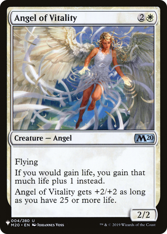 Angel of Vitality (PAGL-006) - Angels: They're Just Like Us but Cooler and with Wings Foil - Premium MTG Single from Wizards of the Coast - Just $0.31! Shop now at Game Crave Tournament Store