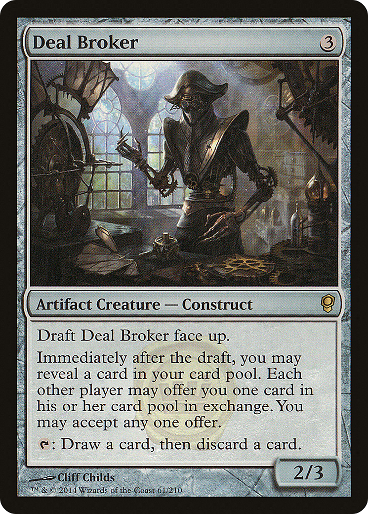 Deal Broker (CNS-061) - Conspiracy Foil - Premium MTG Single from Wizards of the Coast - Just $1.31! Shop now at Game Crave Tournament Store