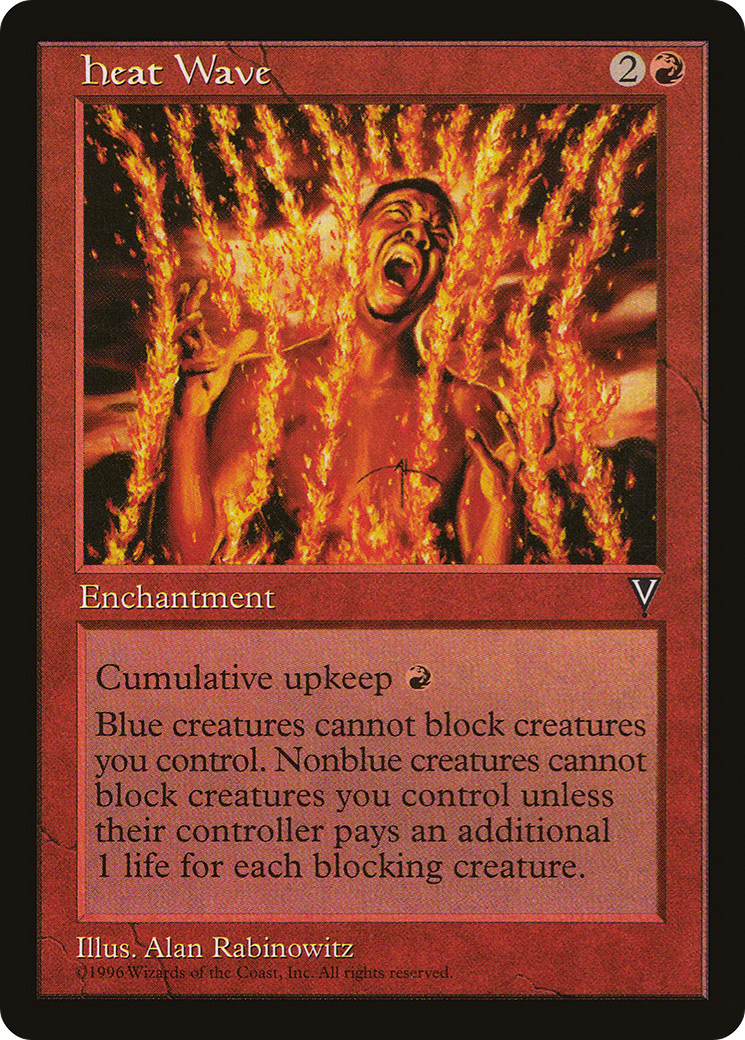 Heat Wave (VIS-083) - Visions - Premium MTG Single from Wizards of the Coast - Just $0.08! Shop now at Game Crave Tournament Store