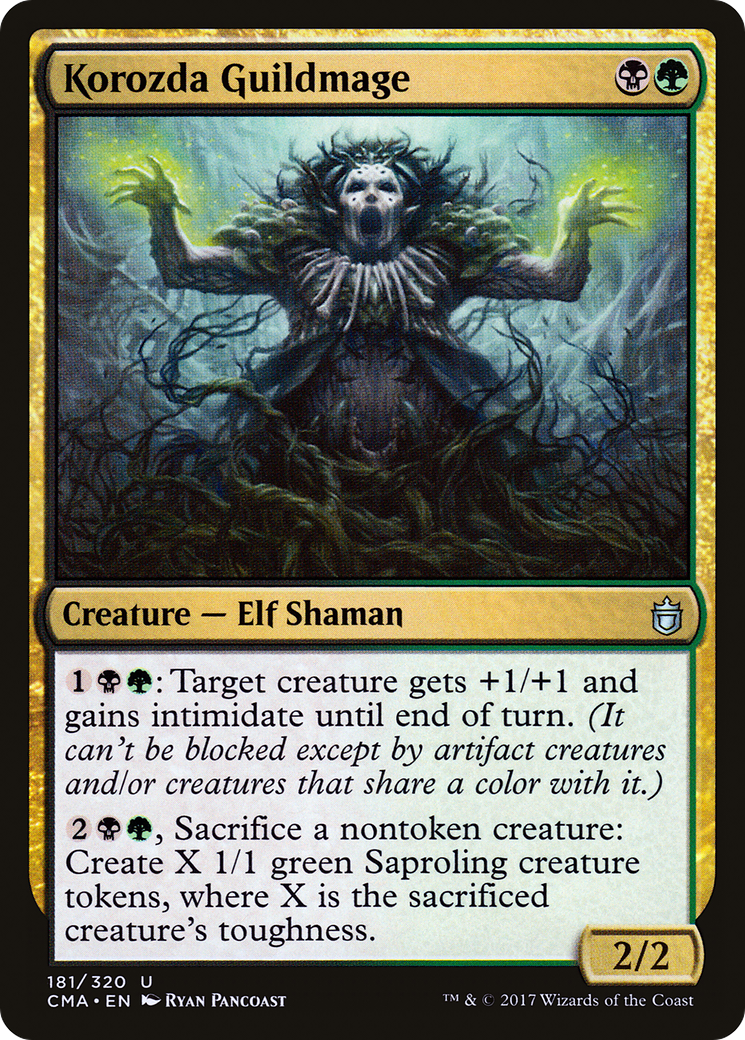 Korozda Guildmage (CMA-181) - Commander Anthology - Premium MTG Single from Wizards of the Coast - Just $0.08! Shop now at Game Crave Tournament Store