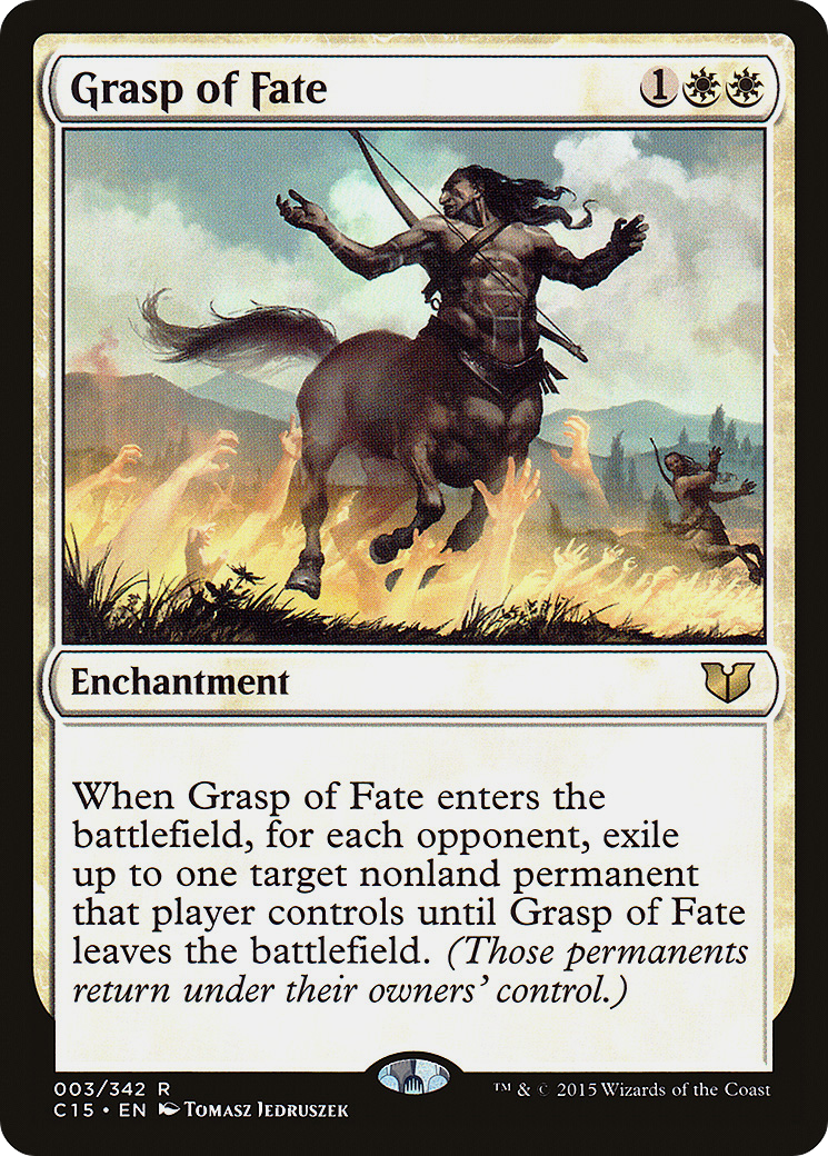 Grasp of Fate (C15-003) - Commander 2015 - Premium MTG Single from Wizards of the Coast - Just $0.12! Shop now at Game Crave Tournament Store