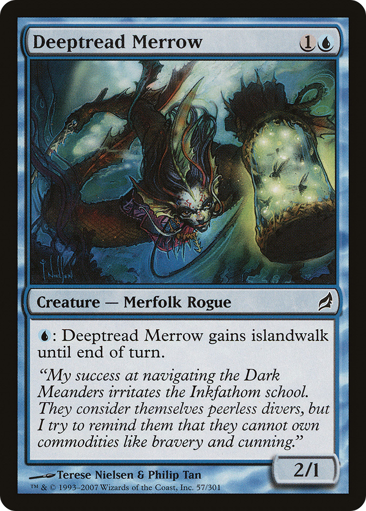 Deeptread Merrow (LRW-057) - Lorwyn - Premium MTG Single from Wizards of the Coast - Just $0.08! Shop now at Game Crave Tournament Store