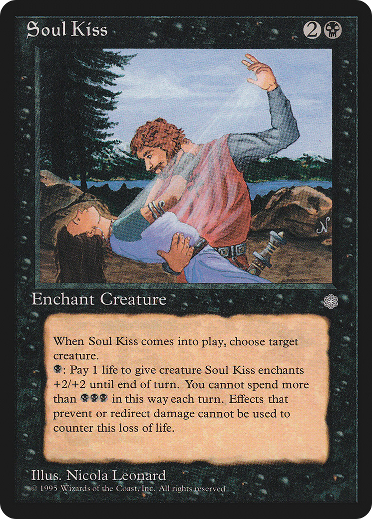 Soul Kiss (ICE-162) - Ice Age - Premium MTG Single from Wizards of the Coast - Just $0.08! Shop now at Game Crave Tournament Store