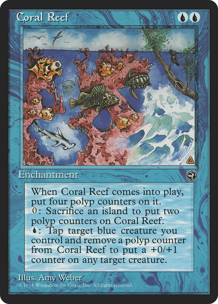 Coral Reef (HML-024) - Homelands - Premium MTG Single from Wizards of the Coast - Just $0.08! Shop now at Game Crave Tournament Store