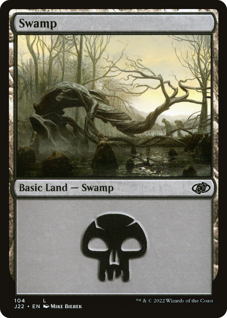 Swamp (J22-104) - Jumpstart 2022 - Premium MTG Single from Wizards of the Coast - Just $0.08! Shop now at Game Crave Tournament Store